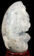 Crystal Filled Celestine (Celestite) Egg - Madagascar #41687-1
